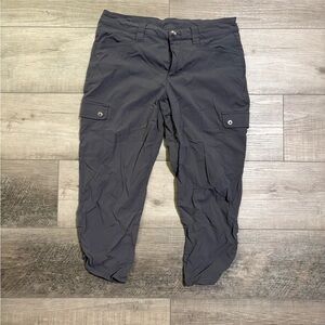 Eddie Bauer Gray Capri Pants Relaxed Fit Casual